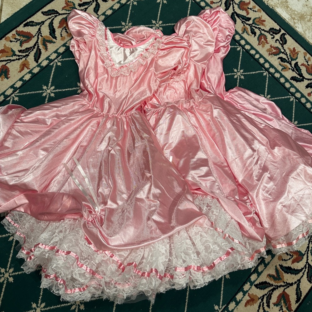 5 pink party girls dresses the Nutcracker Curtain Call